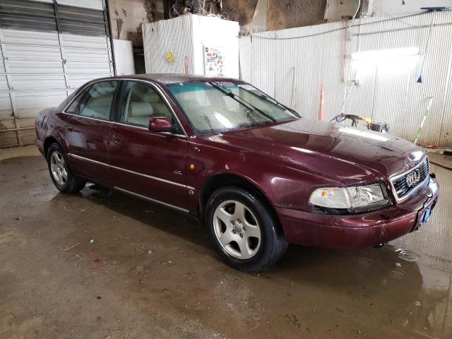 WAUBG84D4VN001465 - 1997 AUDI A8 QUATTRO BURGUNDY photo 4