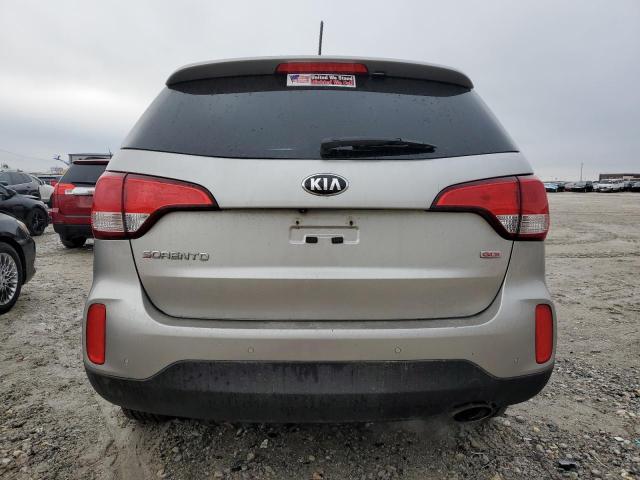 5XYKT4A63EG499498 - 2014 KIA SORENTO LX SILVER photo 6