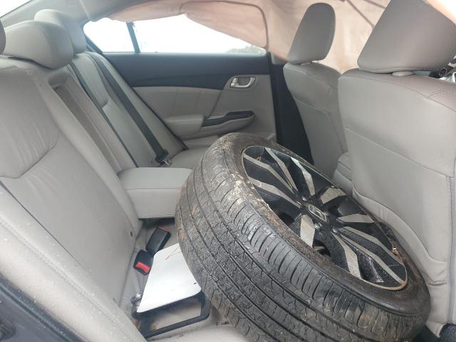 2HGFB2F92FH521491 - 2015 HONDA CIVIC EXL ნაცრისფერი ფოტო 10