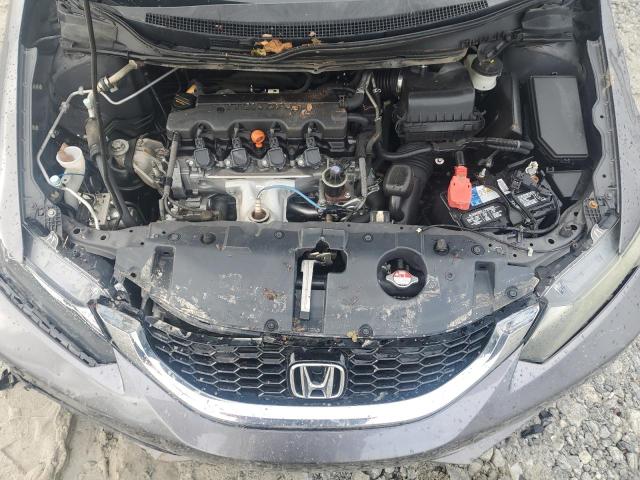 2HGFB2F92FH521491 - 2015 HONDA CIVIC EXL ნაცრისფერი ფოტო 11