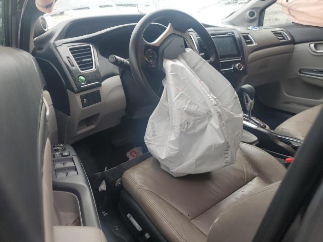 2HGFB2F92FH521491 - 2015 HONDA CIVIC EXL ნაცრისფერი ფოტო 8