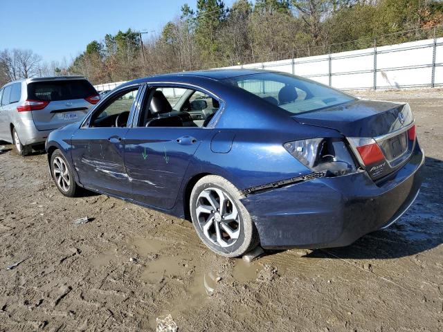 1HGCR2F77FA038929 - 2015 HONDA ACCORD EX BLUE photo 2