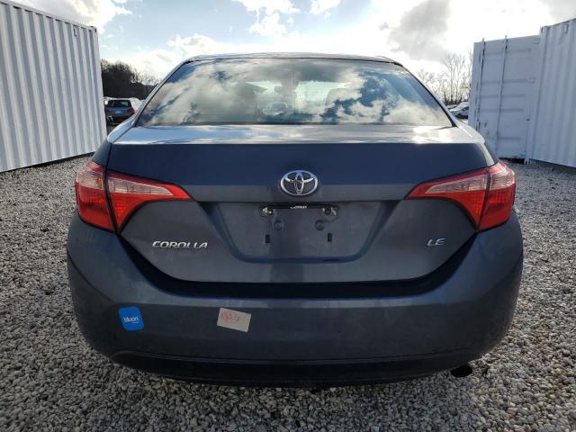 5YFBURHE9KP863275 - 2019 TOYOTA COROLLA L GRAY photo 6