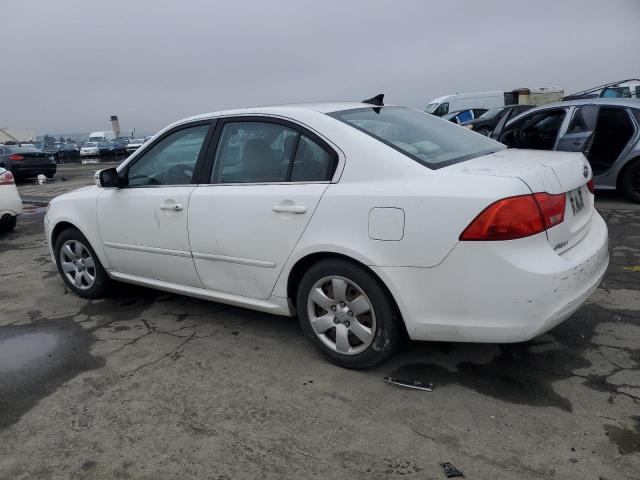 KNAGE228995308344 - 2009 KIA OPTIMA LX WHITE photo 2