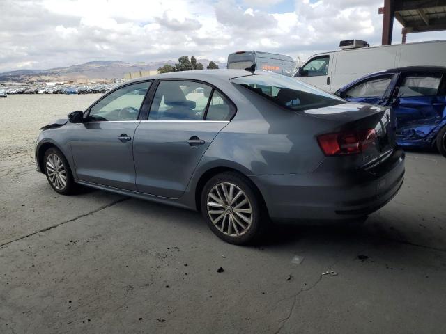 3VWD17AJ8FM214641 - 2015 VOLKSWAGEN JETTA SE GRAY photo 2