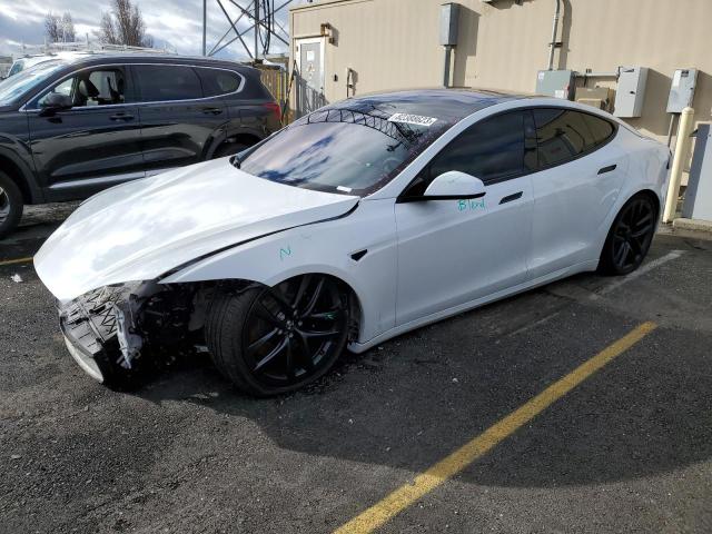 5YJSA1E56PF523437 - 2023 TESLA MODEL S Սպիտակ լուսանկար 1