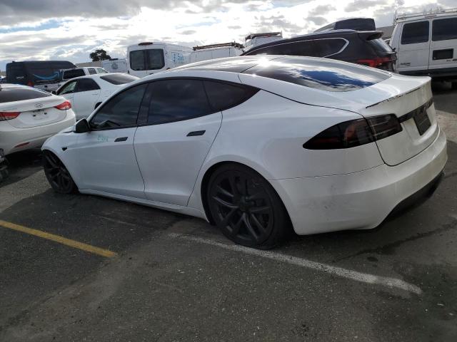 5YJSA1E56PF523437 - 2023 TESLA MODEL S WHITE photo 2