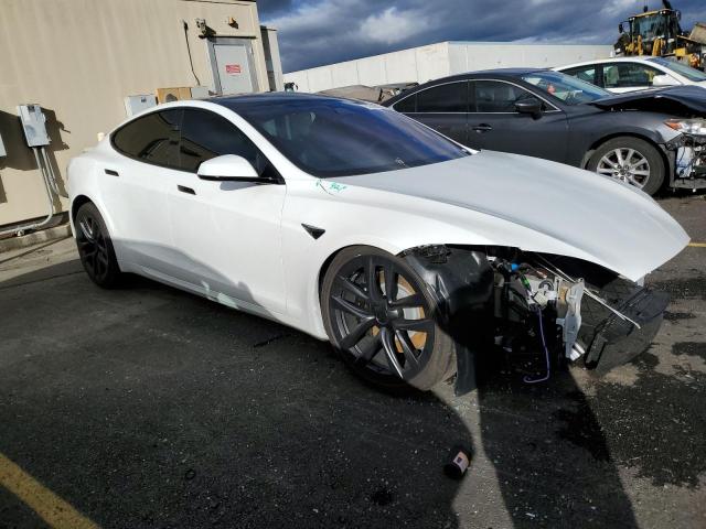 5YJSA1E56PF523437 - 2023 TESLA MODEL S WHITE photo 4