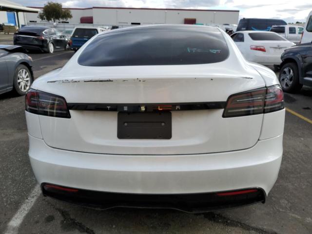 5YJSA1E56PF523437 - 2023 TESLA MODEL S WHITE photo 6