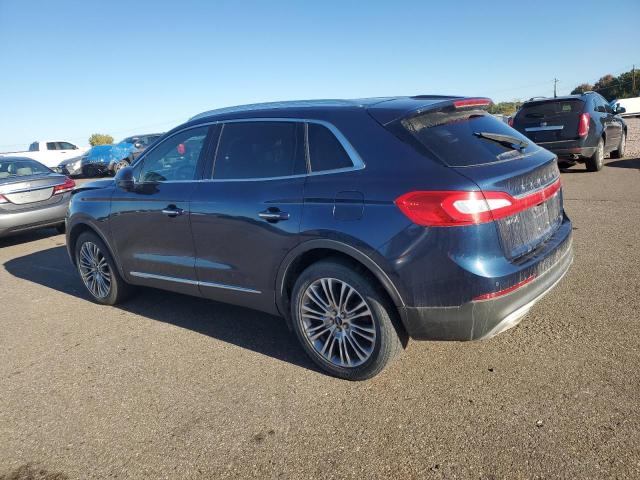 2LMPJ8LR8HBL25302 - 2017 LINCOLN MKX RESERVE Синій фото 2