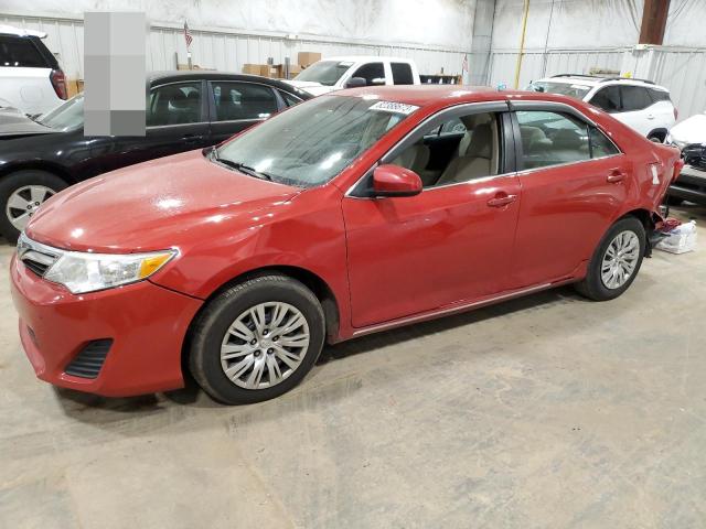 4T4BF1FK3DR324324 - 2013 TOYOTA CAMRY L RED photo 1