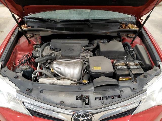 4T4BF1FK3DR324324 - 2013 TOYOTA CAMRY L RED photo 11