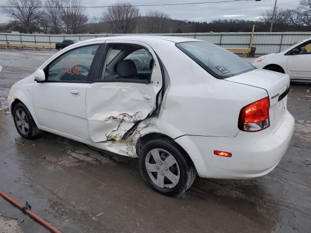 KL1TD56656B660758 - 2006 CHEVROLET AVEO BASE WHITE photo 2
