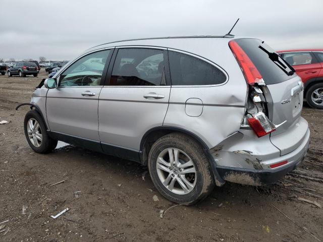 5J6RE4H74BL091593 - 2011 HONDA CR-V EXL SILVER photo 2