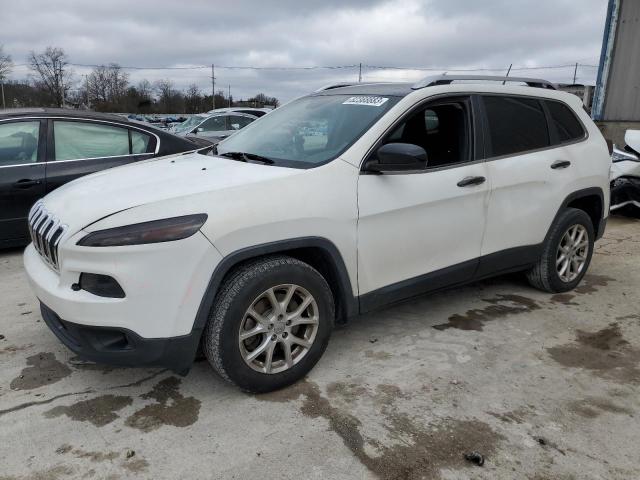 1C4PJLCBXFW657288 - 2015 JEEP CHEROKEE LATITUDE WHITE photo 1