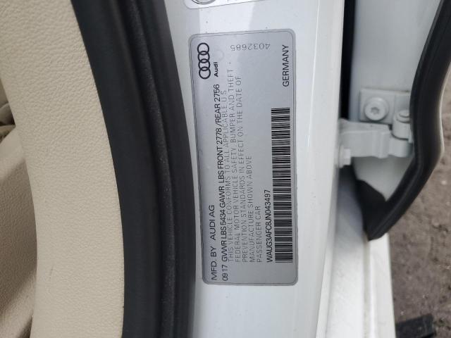 WAUG3AFC8JN043497 - 2018 AUDI A6 PREMIUM PLUS Weiß Foto 13