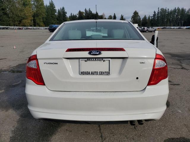 3FAHP0HA2BR310669 - 2011 FORD FUSION SE WHITE photo 6