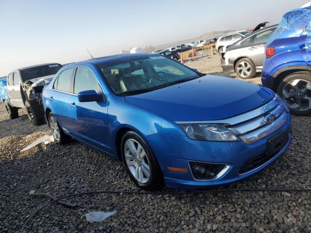 3FAHP0JA3CR449480 - 2012 FORD FUSION SEL BLUE photo 4