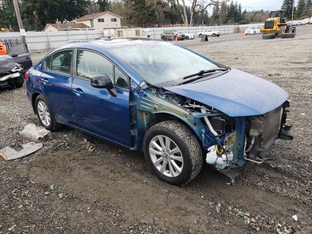 2HGFB2F89CH507929 - 2012 HONDA CIVIC EX BLUE photo 4