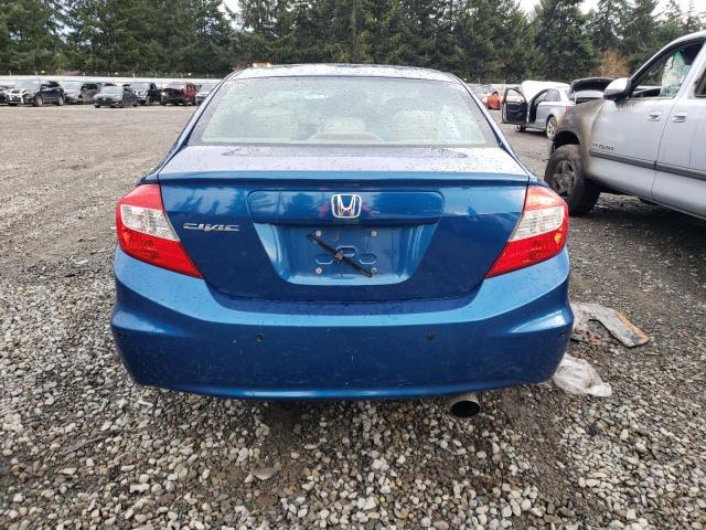 2HGFB2F89CH507929 - 2012 HONDA CIVIC EX BLUE photo 6