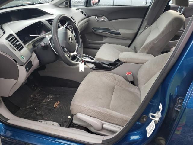 2HGFB2F89CH507929 - 2012 HONDA CIVIC EX BLUE photo 7