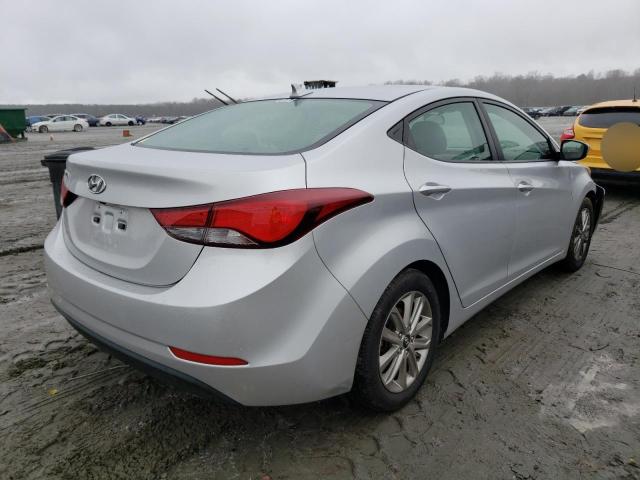 KMHDH4AE1EU165093 - 2014 HYUNDAI ELANTRA SE SILVER photo 3