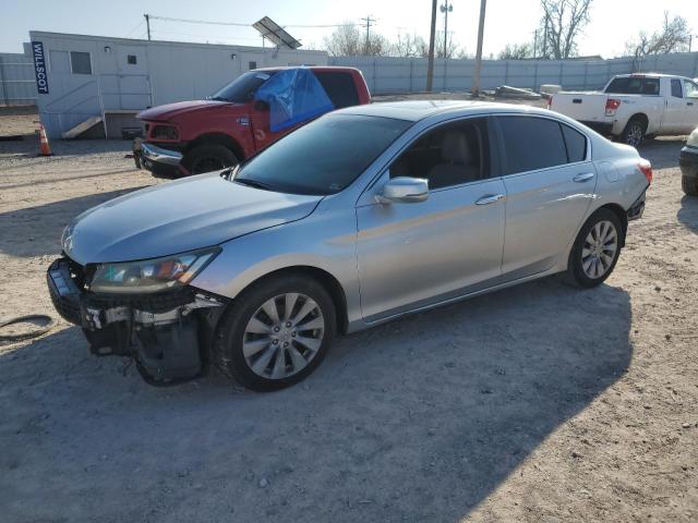 1HGCR2F80EA224710 - 2014 HONDA ACCORD EXL SILVER photo 1