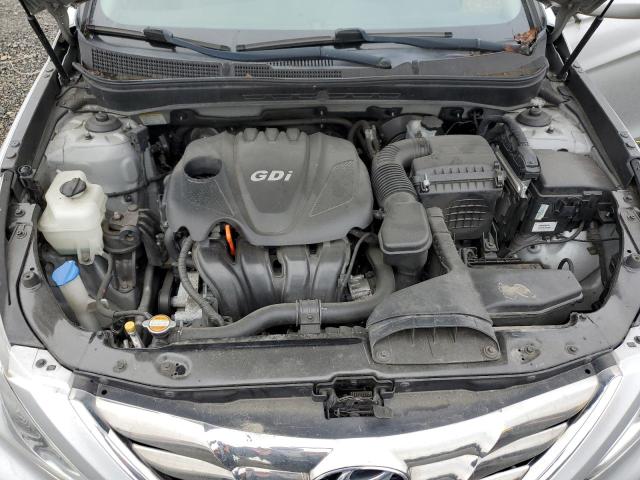 5NPEC4AC0CH421625 - 2012 HYUNDAI SONATA SE SILVER photo 11