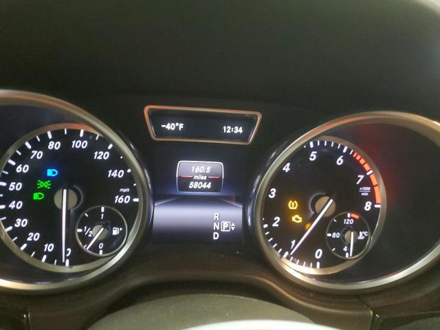 4JGDA5HB6FA591905 - 2015 MERCEDES-BENZ ML 350 4MATIC WHITE photo 9