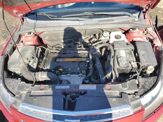 1G1PG5S91B7165061 - 2011 CHEVROLET CRUZE LT RED photo 11