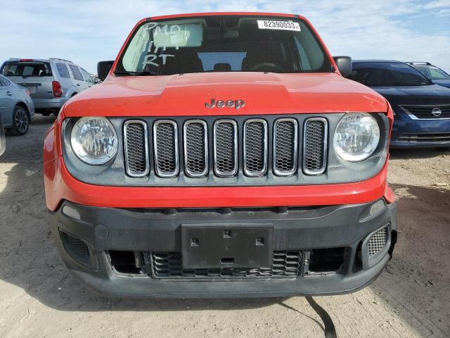 ZACCJAATXGPD50409 - 2016 JEEP RENEGADE SPORT RED photo 5