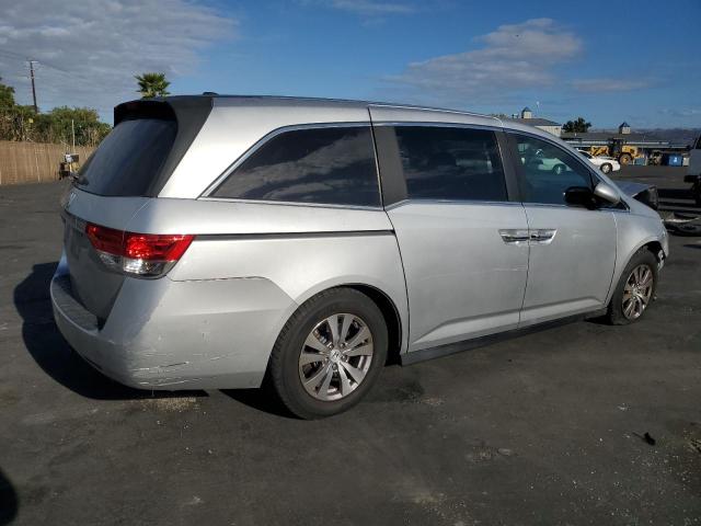 5FNRL5H63FB014652 - 2015 HONDA ODYSSEY EXL SILVER photo 3
