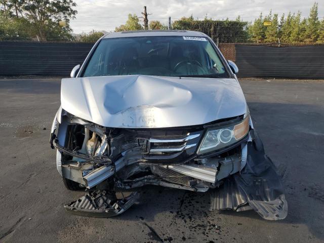5FNRL5H63FB014652 - 2015 HONDA ODYSSEY EXL SILVER photo 5