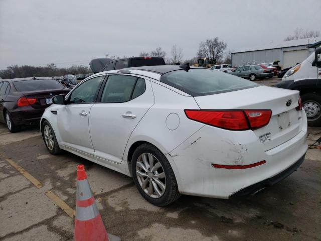 5XXGN4A79FG369093 - 2015 KIA OPTIMA EX WHITE photo 2