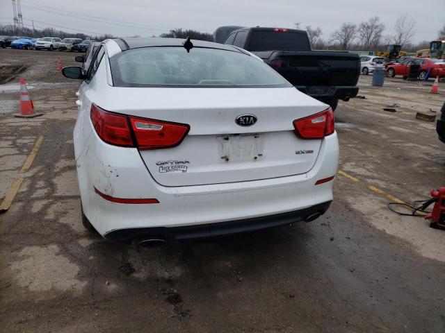 5XXGN4A79FG369093 - 2015 KIA OPTIMA EX WHITE photo 6