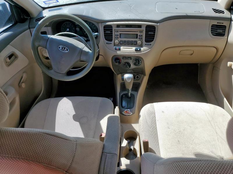 KNADE123576210520 - 2007 KIA RIO BASE WHITE photo 8