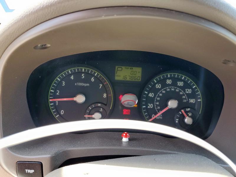 KNADE123576210520 - 2007 KIA RIO BASE WHITE photo 9