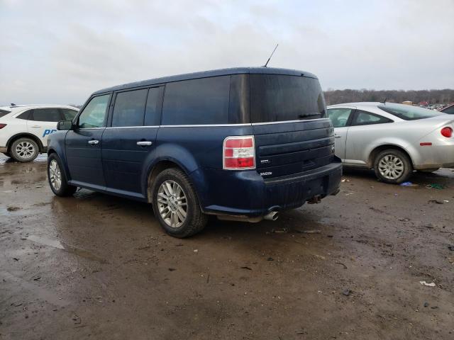 2FMGK5C84HBA02153 - 2017 FORD FLEX SEL BLUE photo 2