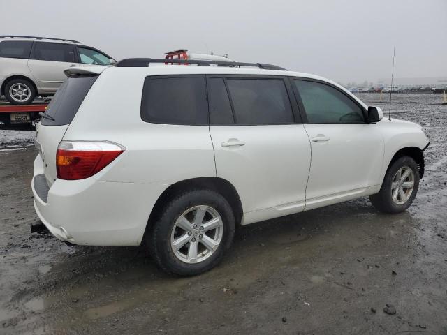 JTEBK3EH1A2154625 - 2010 TOYOTA HIGHLANDER WHITE photo 3