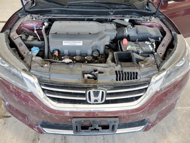 1HGCR3F87FA019232 - 2015 HONDA ACCORD EXL MAROON photo 11