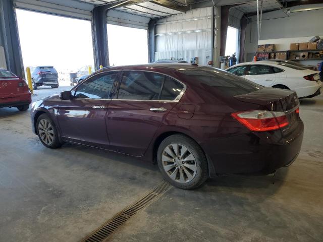 1HGCR3F87FA019232 - 2015 HONDA ACCORD EXL MAROON photo 2