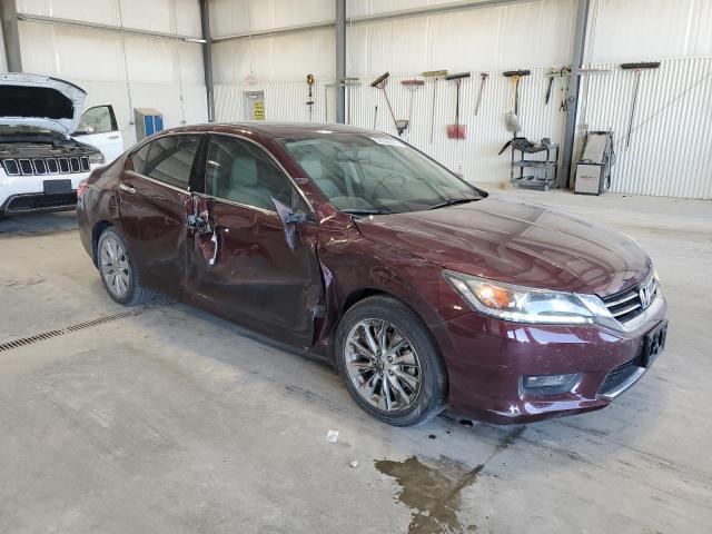 1HGCR3F87FA019232 - 2015 HONDA ACCORD EXL MAROON photo 4