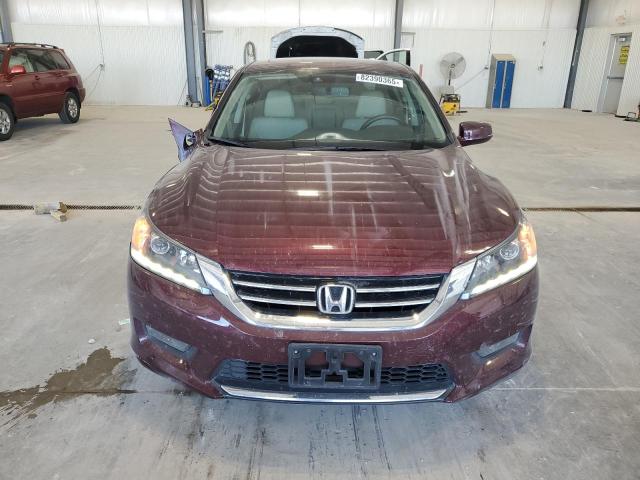 1HGCR3F87FA019232 - 2015 HONDA ACCORD EXL MAROON photo 5