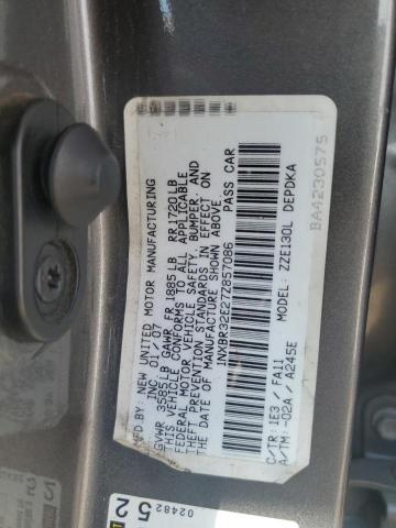 1NXBR32E27Z857086 - 2007 TOYOTA COROLLA CE CHARCOAL photo 13