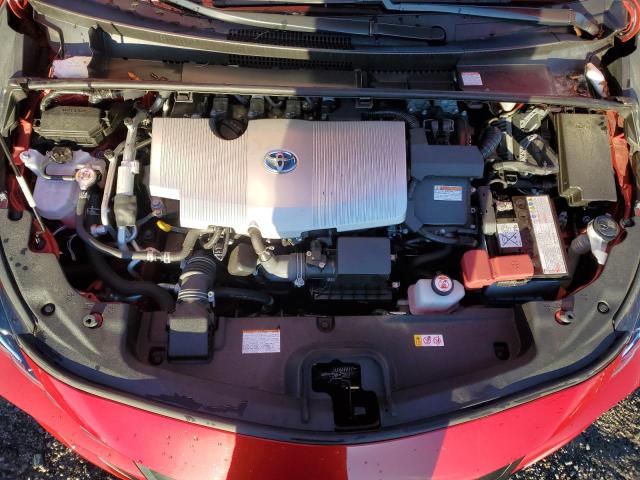 JTDKAMFP1M3171393 - 2021 TOYOTA PRIUS PRIM LE RED photo 11