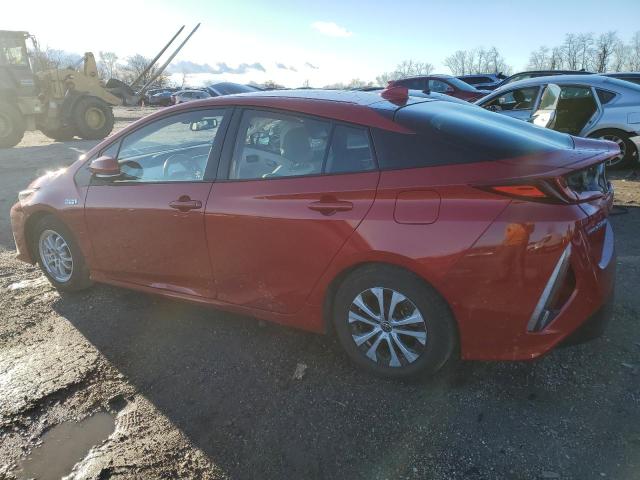 JTDKAMFP1M3171393 - 2021 TOYOTA PRIUS PRIM LE RED photo 2