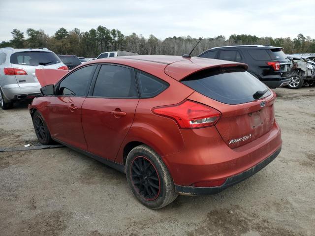 1FADP3K2XJL318954 - 2018 FORD FOCUS SE RED photo 2