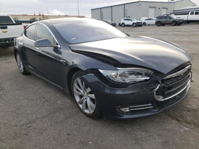 5YJSA1E26FF108350 - 2015 TESLA MODEL S CHARCOAL photo 4