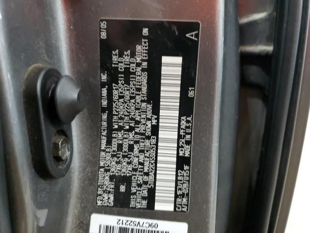 5TDBA22C45S053183 - 2005 TOYOTA SIENNA XLE GRAY photo 14