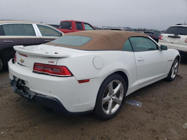 2G1FF3D39F9276022 - 2015 CHEVROLET CAMARO LT WHITE photo 3